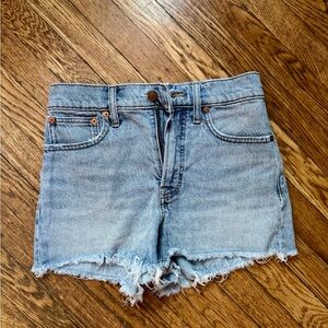 Madewell The Perfect Jean Short - 25 - light wash